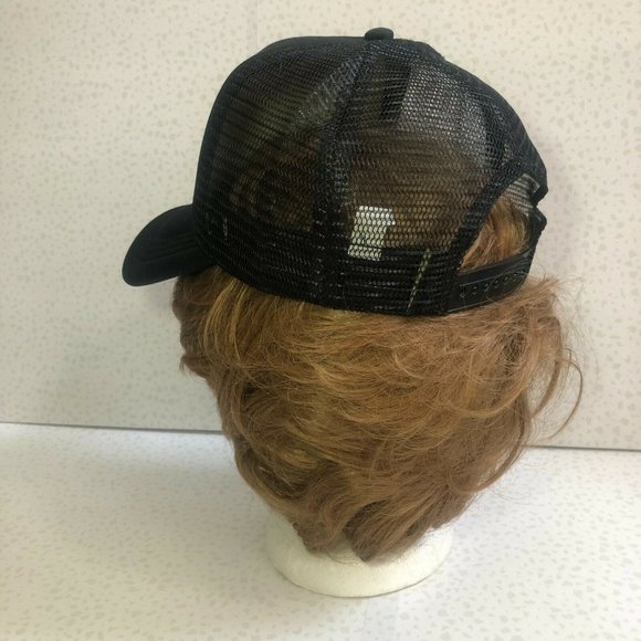 EUC Black "I heart Bahamas" Souvenir Tourist Mesh Snapback Trucker Hat Ball Cap - Picture 3 of 5